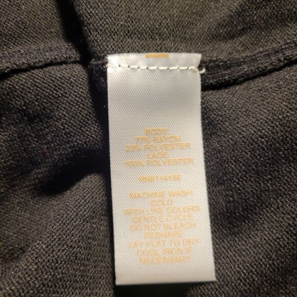 Chloe & Jasmine blouse long sleeve Women's 2X black NWT - Picture 7 of 8